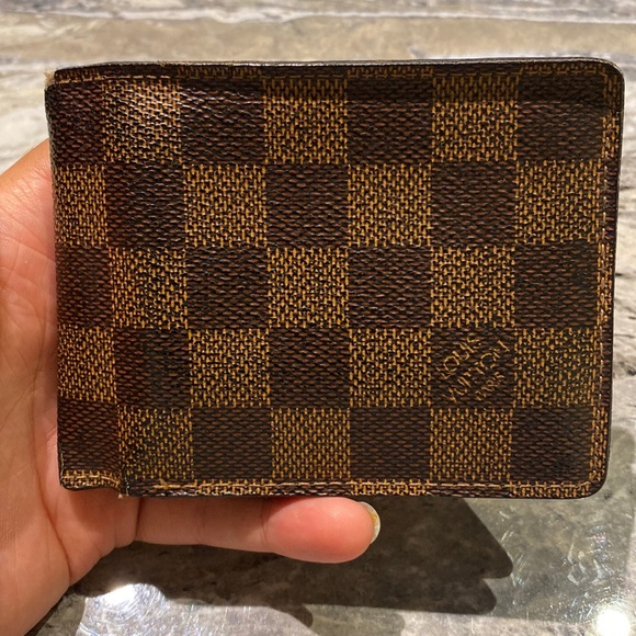 Damier Mens Louis Vuitton Wallet - Picture 1 of 7